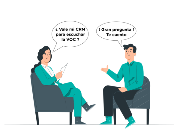Diferencia CRM y programa VoC